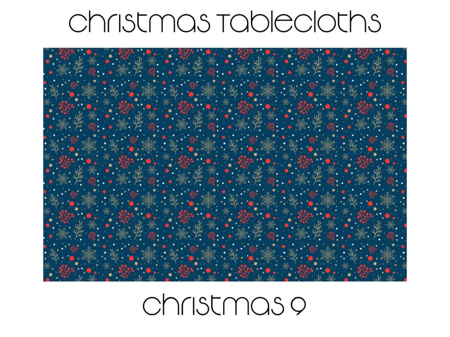 Waterproof Christmas Tablecloths 2m x 1.4m