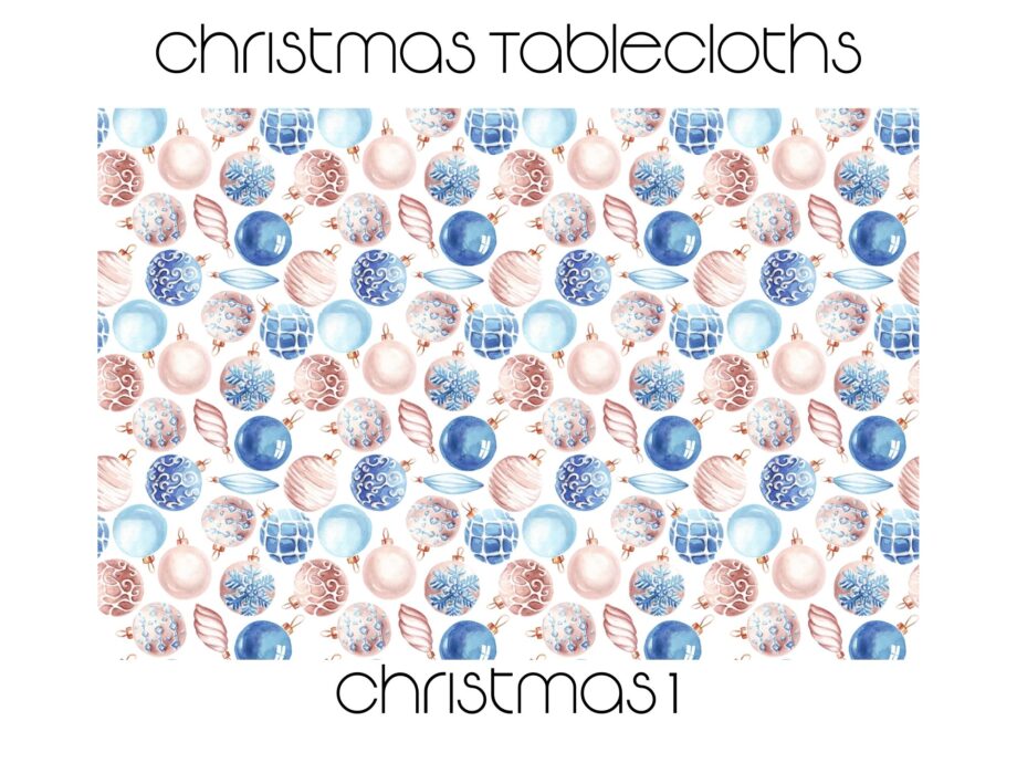 Waterproof Christmas Tablecloths 2m x 1.4m