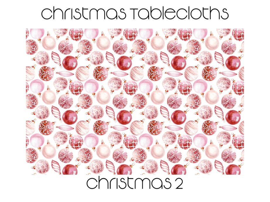Waterproof Christmas Tablecloths 2m x 1.4m