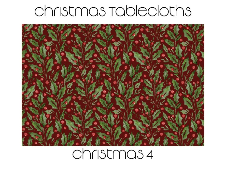 Waterproof Christmas Tablecloths 2m x 1.4m