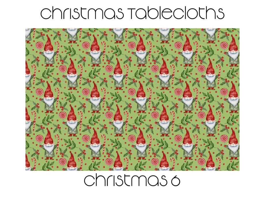 Waterproof Christmas Tablecloths 2m x 1.4m