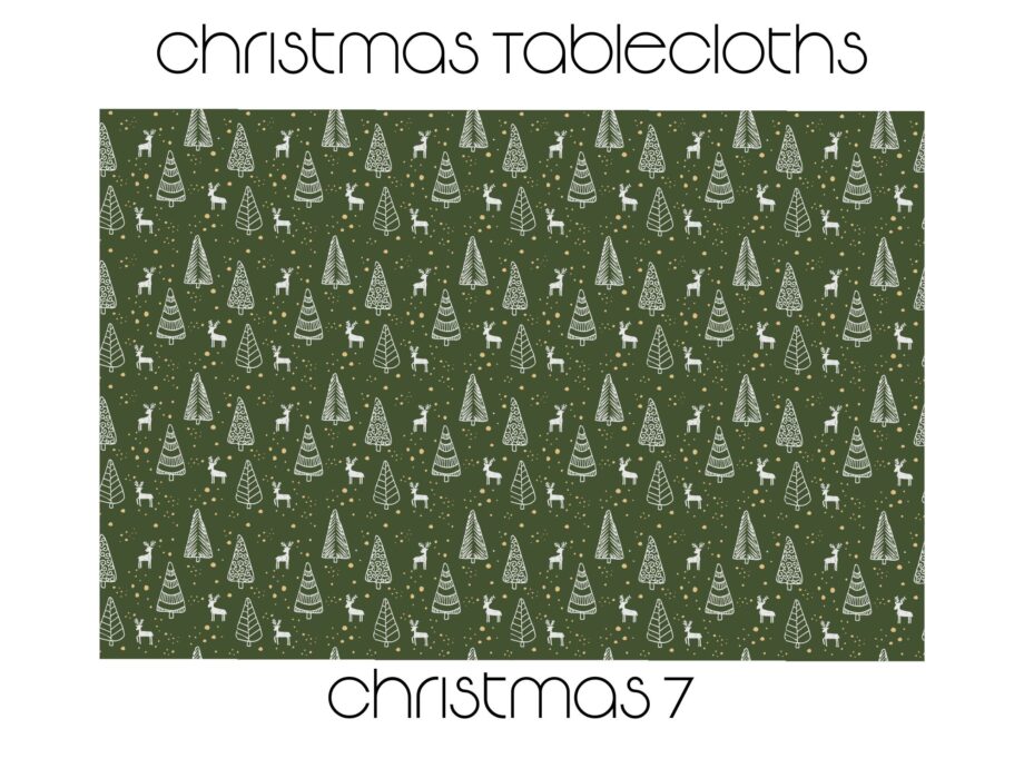 Waterproof Christmas Tablecloths 2m x 1.4m